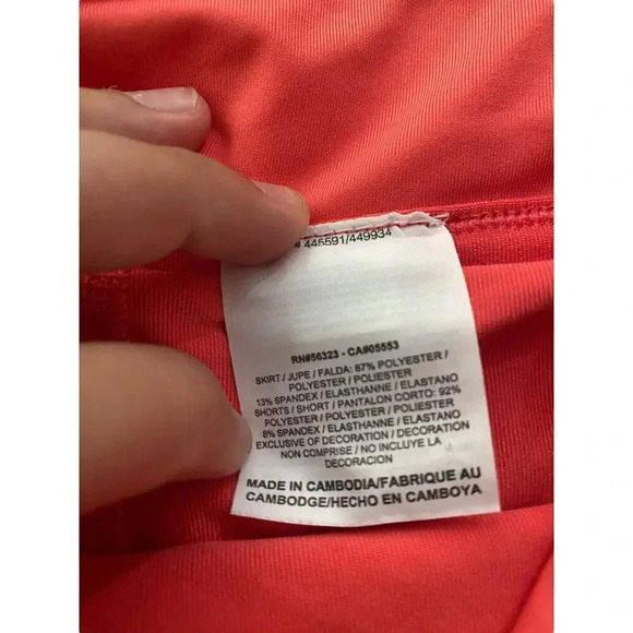 Nike Dri Fit Pink Pleated Ruffle Hem Tennis Skort Skirt Size Small - Picture 4 of 6